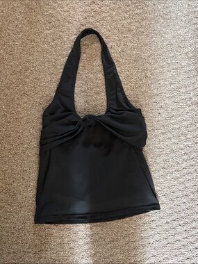 Black Halter Tank Top